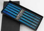 Japanese / Korean Stainless Steel Chopsticks ,High End Reusable Metal Chopsticks
