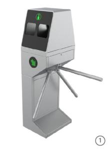 Wholesale Security Tripod Waist High Turnstile Alcohol Based Hand Disinfection from china suppliers