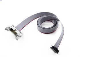 Wholesale 2 * 5 Pins IDC Ribbon Cable Assemblies , 2.54 Mm Pitch Ribbon Cable PVC Material from china suppliers