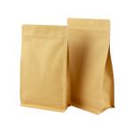 130 Mico Thickness Biodegradable Stand Up Pouches Paper Flat Bottom Bags