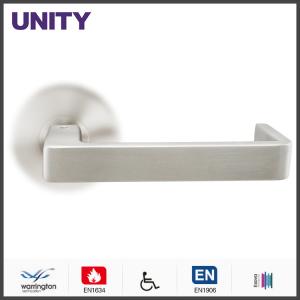 Wholesale Stainless Steel Fire Door Lever Handle EN1906 and EN1634 Satin Finish from china suppliers