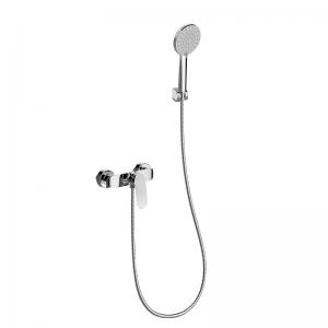 China ASB Round Hand Shower Mixer Set Chrome With Shower Hose Bathroom on sale