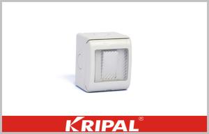 Wholesale UKW - 1GS Weatherproof Switch Socket , White Weatherproof Electrical Outlet from china suppliers