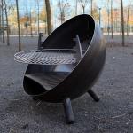 Large Outdoor Cooking Grills Corten Steel Fire Pit Fire Bowl BBQ Grill