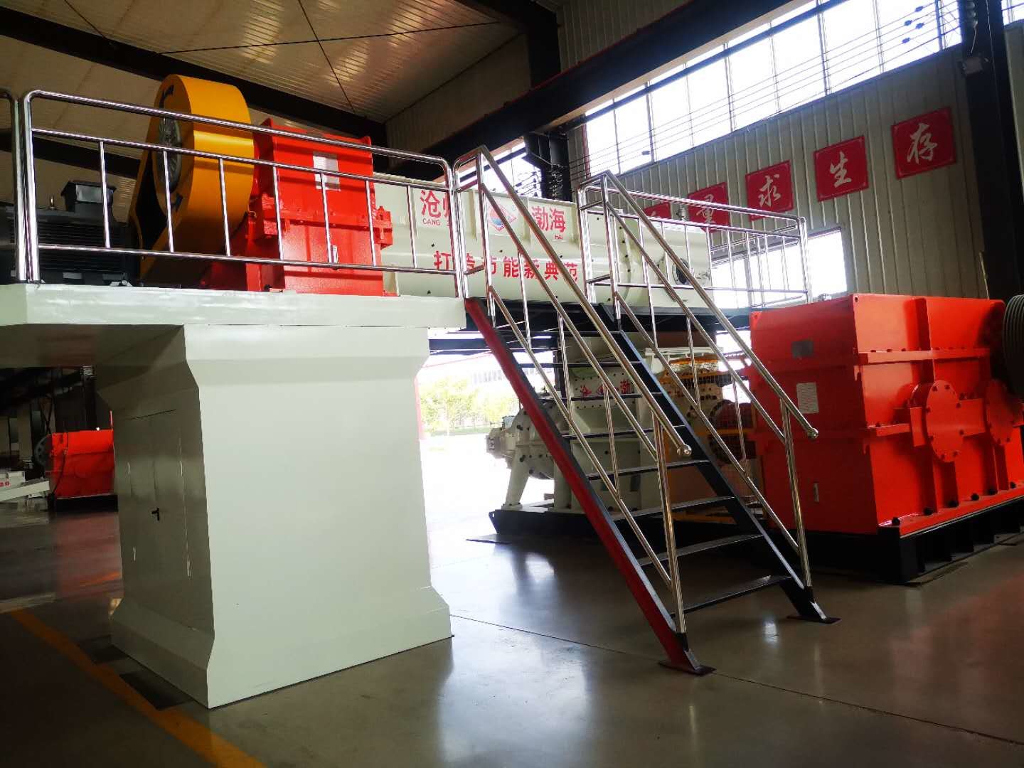 447kw 40000pieces/H Auto Brick Making Machine With Stirrer