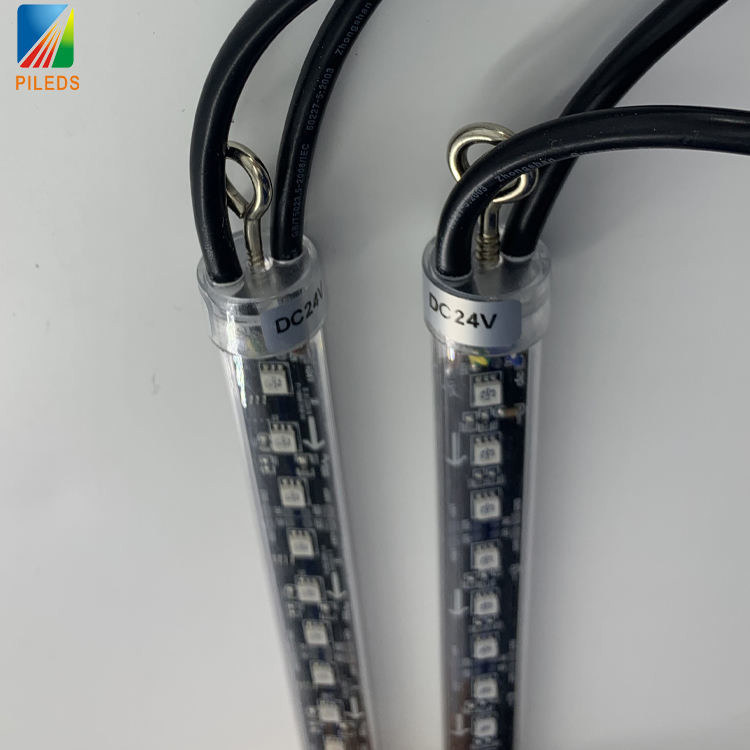 20mm 3D LED Pixel Tube , 360 Degree Illuminated Digital SMD Meteor Tube Addressable