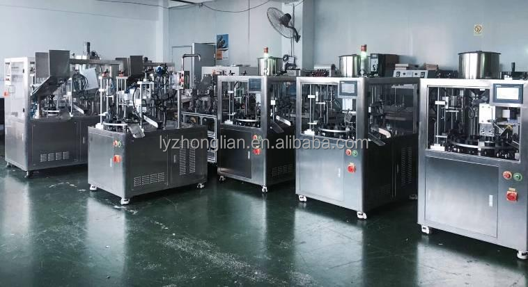 Hot selling cosmetic product fill seal semi automatic tube filling and sealing machine for toothpaste