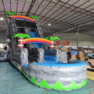 Wholesale Commercial Grade 8x3m Bounce House Blow Up China Backyard Moonwalk Inflatable Water Slide from china suppliers
