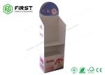 Custom Supermarket Cardboard Floor Display Stand Foldable POP Carton Display