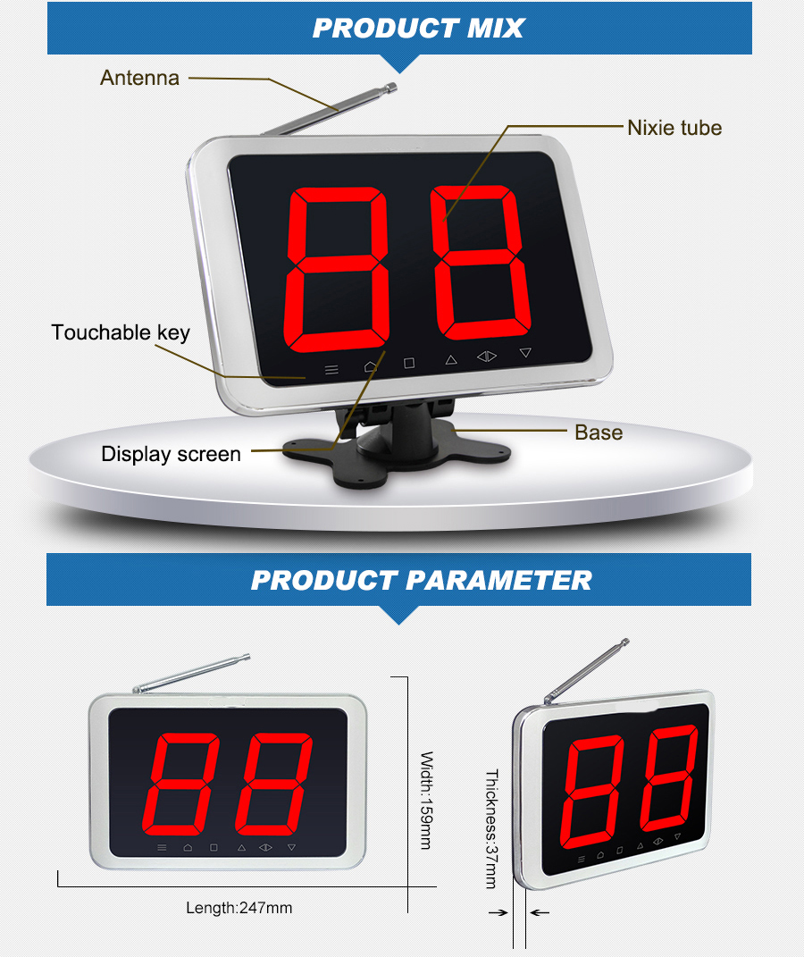 checkout queue control device for supermarket simple wireless call system