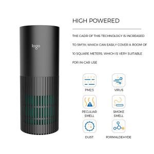 Wholesale Dual Fast Charge USB Car Air Purifier Ionizer 5.6 Million Negative Ion Anti Microbial from china suppliers