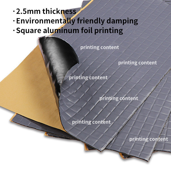 2.5mm aluminum foil automobile vibration reduction pad / Anti Vibration Mat
