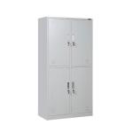 SGS 4 Door Powder Coating Almirah Metal Locker Cabinet