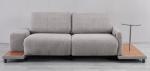 BN Electric Smart Double Function Sofa Edge Glass Tea Table Storage Cinema Sofa