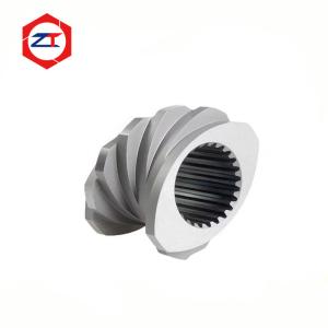 Wholesale Bimetallic Twin Screw Extruder Building Block Parts Screw Element Animal Feed Extruder from china suppliers