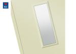 Galvanized Steel Fire Rated Doors 1000*2100*100mm With 6mm Glass
