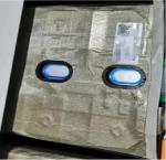 Mica Products For EV Battery Insulation , Back Glued 2D Phologopite Mica Board