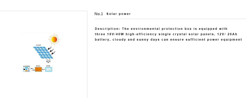 Solar energy intelligent environmental protection box solar-powered smart three-category trash bin