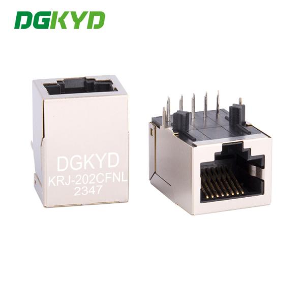 KRJ-202CFNL Gigabit RJ45 Signal Transmission Socket Crystal Head Card Port