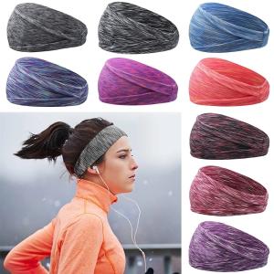 Wholesale Absorbing Sweat Elastic Yoga Running Headbands Breathable Stretchy from china suppliers