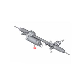 Wholesale Low price LHD Auto Steering Rack 32106887893 For Bmw G30 17-19 from china suppliers