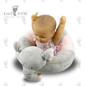 Wholesale Stuffed Baby Infant Sitting Chair Warm Elephant Plush Animal Seat 53cm from china suppliers