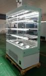Large Volume Bakery Glass Showcase With Led Lighting , 7ft Supermarket Open