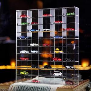 Wholesale Model Car Acrylic Showcase Sheet 1/64 Diecast Model Car Case For Store Retail Shops Office from china suppliers