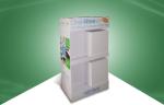 Corrugated Eco Cardboard Free Standing Display Units , Cardboard Advertising