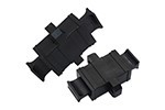 150 Black MPO Patch Panel 12 Ports Fiber Optic ODF 1U Rack Mount