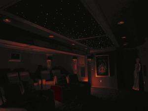 Wholesale 110 - 220V Fibre Optic Ceiling Light Kit Acoustical Black / Navy Blue / UV PMMA Body from china suppliers