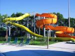 OEM Kids Water Park Playground Swimming Pool Outdoor Games Fiberglass Slide