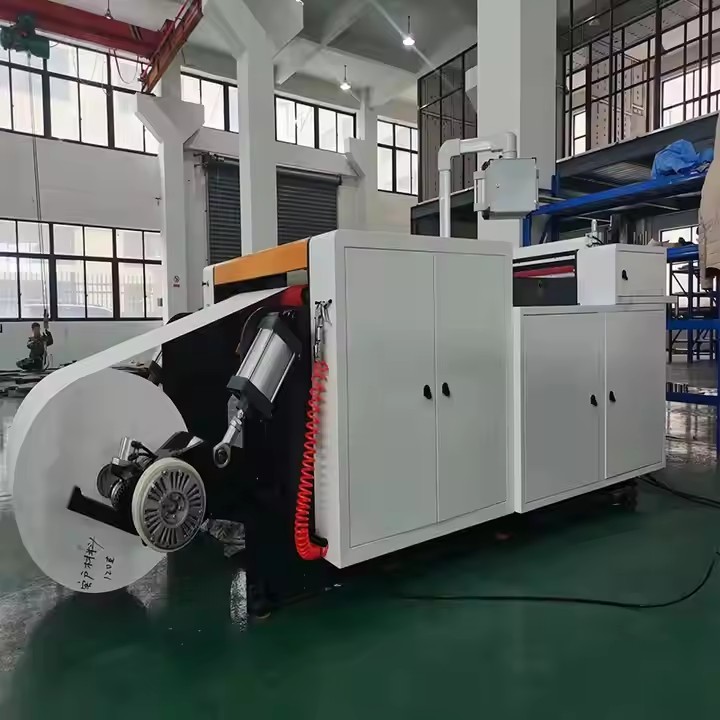 HQJ 1100 Automatic Reels Material To Sheet Cutting Machine For Paper And Plastic Roll Material Sheetter Machine