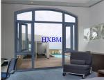 Arch top Wind Resistance Aluminium Casement Window with screen For Both Outdoor