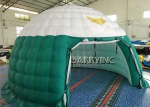Wholesale Green White Air Dome Advertising Inflatable Tents PVC Fabrics For Party / Event from china suppliers