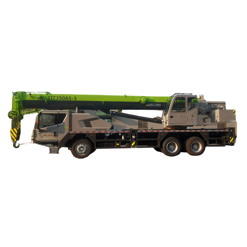 Max. Lifting Height of 39m 25 Ton Used Zoomlion Truck Crane ZTC250A for Heavy Duty