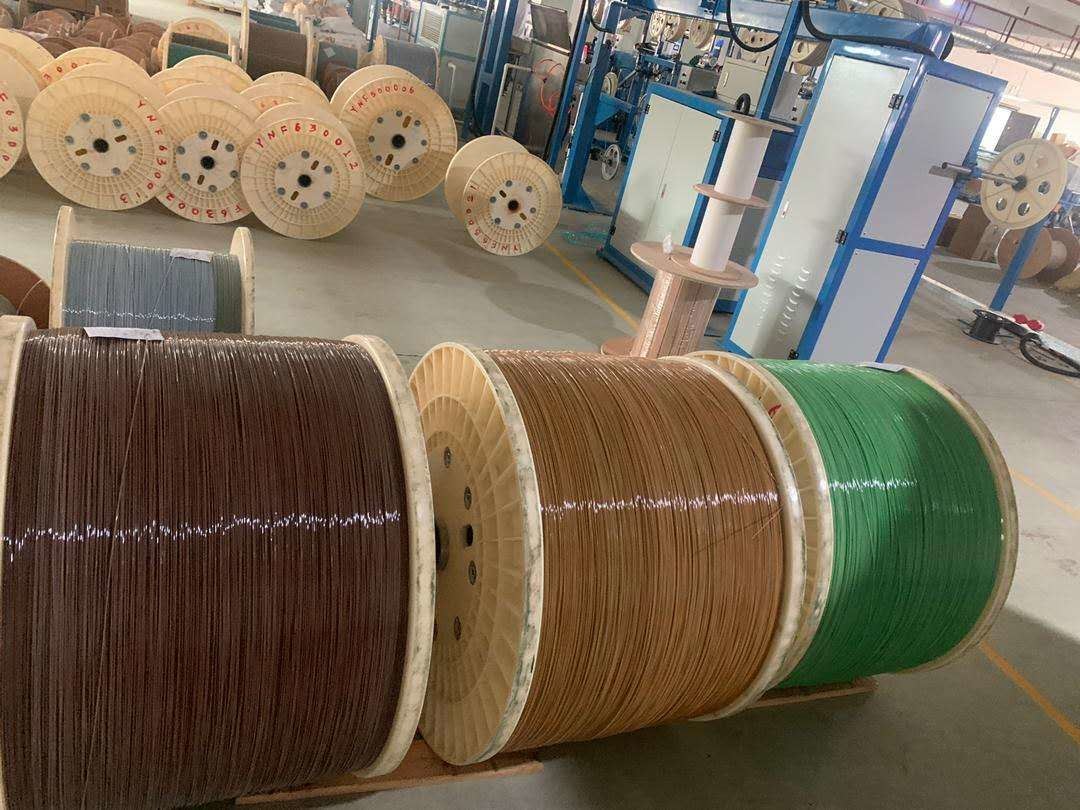 12-24 Cores Single Mode And Multimode Fiber Optic Cable Secondary Coating Production Line