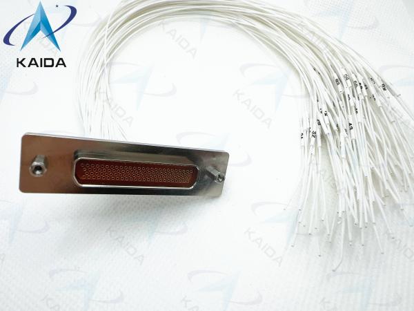 500V Voltage Rating Gold Over Nickel Rectangular Connectors for Durable
