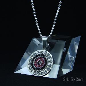 Wholesale Fashion High Quality Fashion Stainless Steel Round Shapped Necklace Pendant LPR218 from china suppliers
