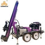 Mini Water Drilling Rig Machine Wheeled Water Well Drill Rig Deep Well Drilling