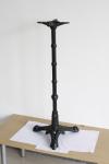 Black Color Bistro Table Legs Cast Iron Dining Table Legs 12 Month Warranty