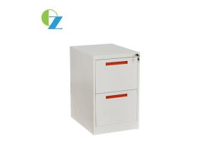 Wholesale Vertical 2 Drawer Steel Filing Cabinet Metal Office Furniture Key Lock Style from china suppliers