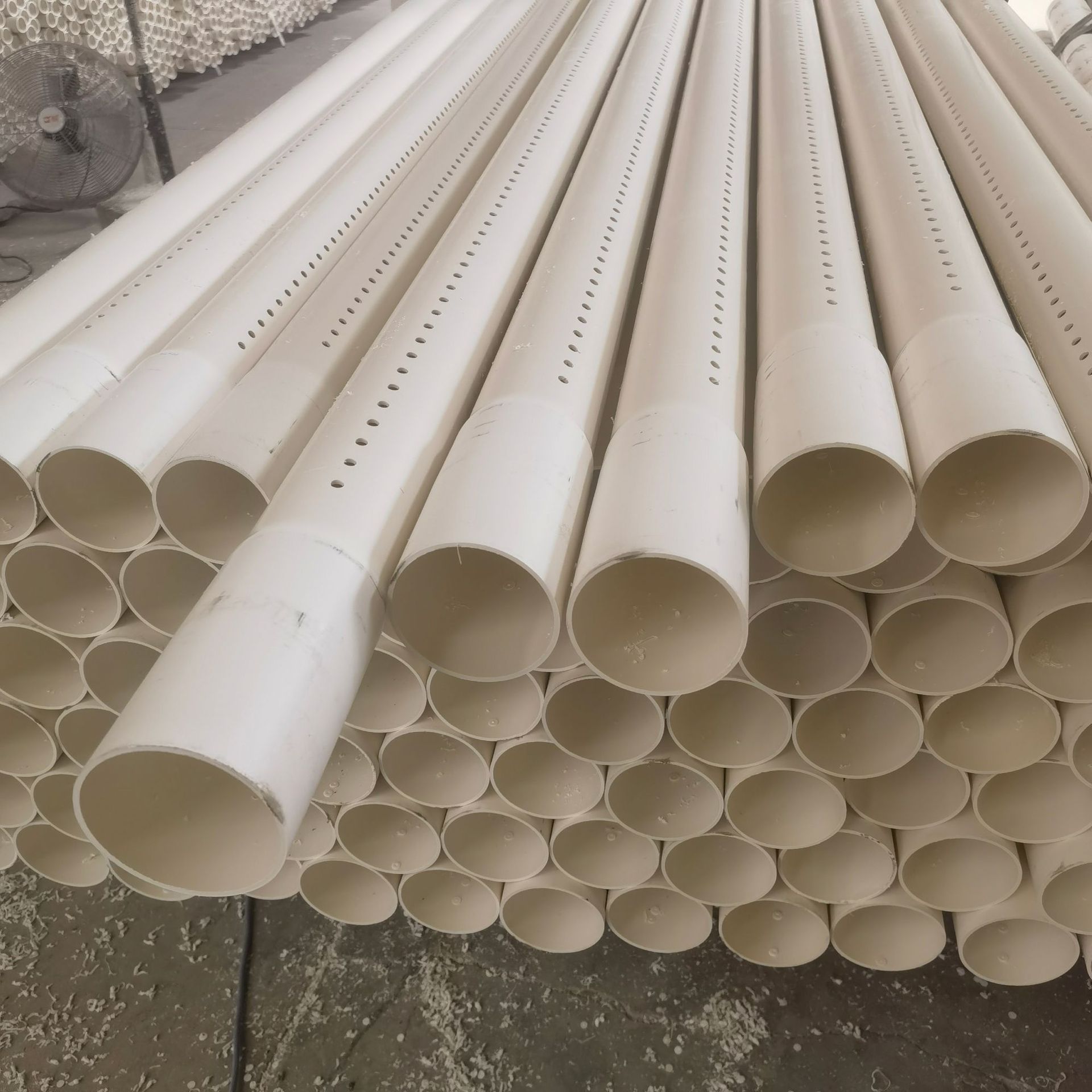 4-Inch PVC Drainage Perforated Pipes for Effective Water Drainage and Improved System