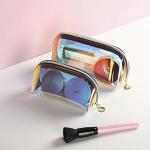 Luminous TPU Toiletry Wash Bag Crystal Candy Color Beauty Multi - Functional