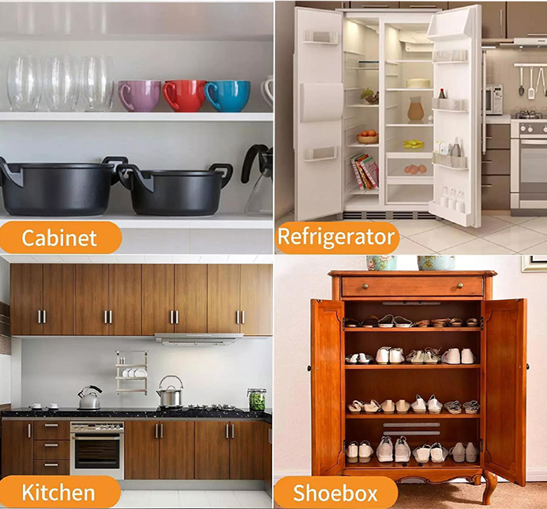 Non-slip Flat Dots Pattern Padded Fridge Mat for Transparent Kitchen Accessories