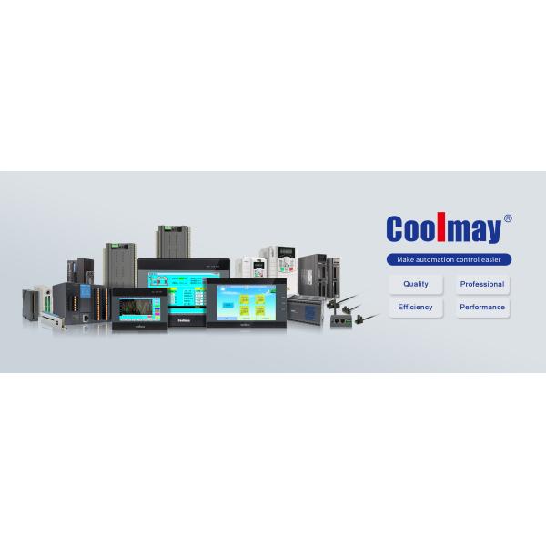 Coolmay EX3S Series 4.3 Inch HMI PLC All-In-One Controller with 12DI/12DO and RS232 RS485 Communication 4AD2DA for Industrial Automation