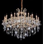 LED E14 Ceiling Crystal Candle Chandelier Lamp Waterproof Dirt Resistant
