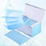 3 Ply Disposable Non Woven Face Mask , Anti Allergic Disposable Breathing Mask