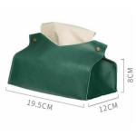 BPA Free Fancy Suede PU Leather Tissue Holder For Car