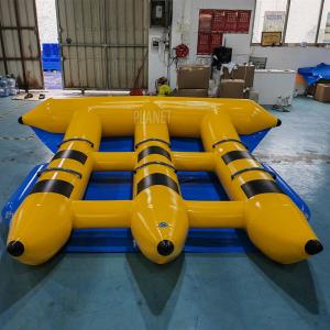 Wholesale Factory Air Sealed Towable Inflatable Flying Fish Floating Banana Boat Inflatable Banana Tube from china suppliers